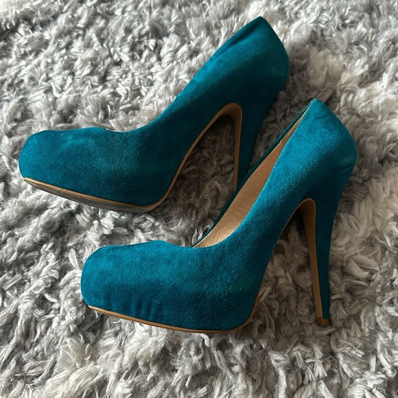 Aldo blue platform heels - Picture 3 of 3